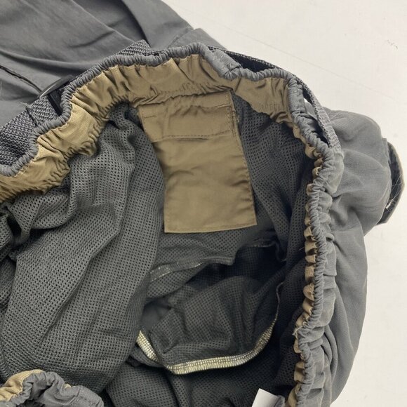 Columbia Belted Cargo Shorts Men’s M/9L Dark Gray Nylon Mesh Lined Inside Pocket - Picture 8 of 11